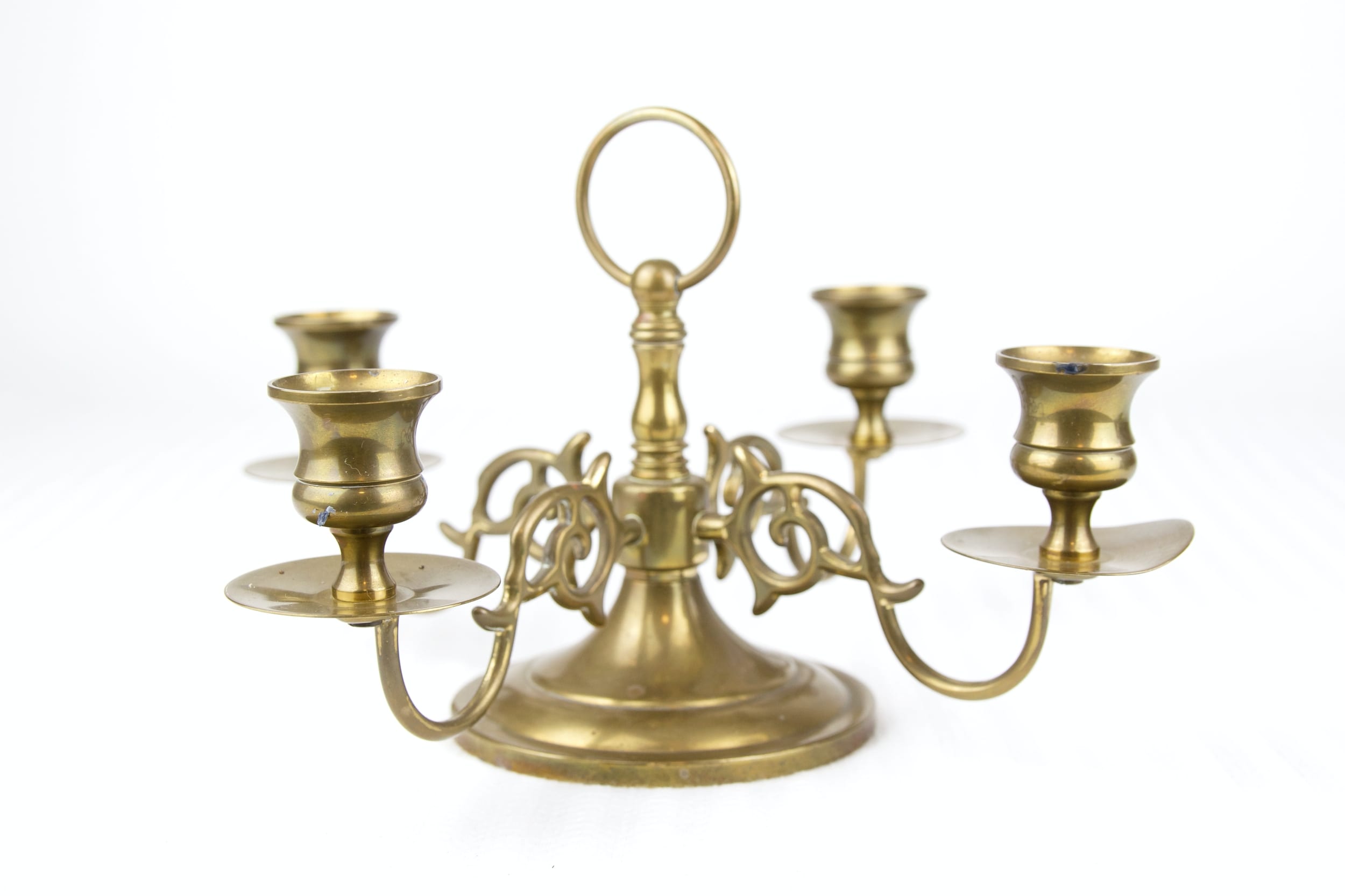 Vintage Ornate Brass Candelabra Candle Holder Yes Please Vintage