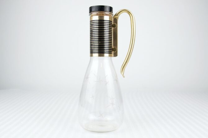 Vintage Mid Century Pyrex Atomic Starburst Carafe - Image 3