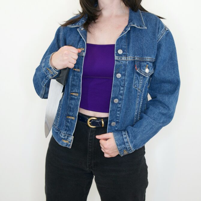 Vintage Medium Wash Levis Jean Jacket